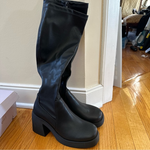 Brand new women’s Madden girl tall boot “black pari” NEW size 7 - Picture 3 of 11